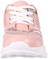 Karisma J.B Collection Mesh-Vamp Iridescent Star Detail Perforated Side Lace-Up Shoes for Girls - Pink - 26 EU