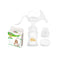 La frutta Manual Breast Milk Pump + 6 Pcs Breast Pads - white