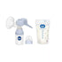 Wee Baby Manual Breast Pump + 20 Milk Storage Bag 200ml., One Size