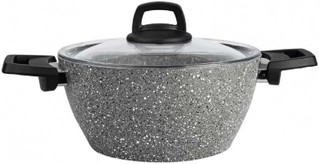 طقم أواني طهي كاراجا جريس بيوغرانيت 7 قطع بطبقة غير لاصقة