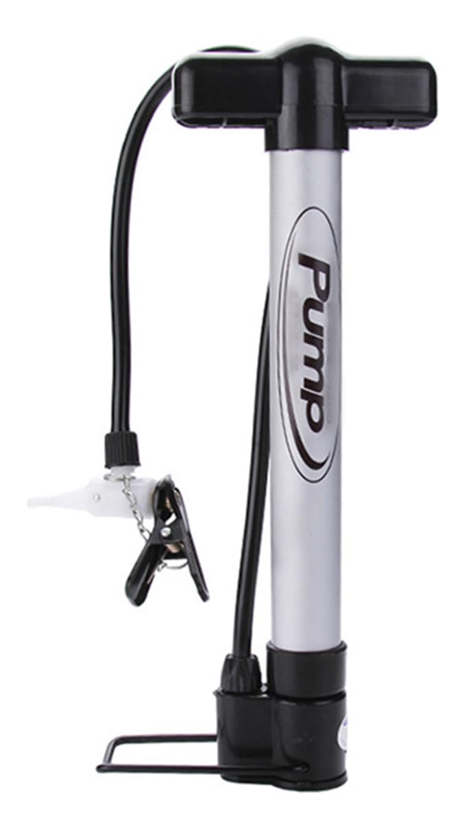 High-Pressure Bicycle Floor Air Pump – Manual Inflator for Road & Mountain Bikes, Basketballs, and More