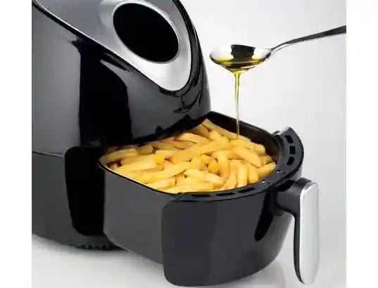Ariete Airy Fryer 4618, Air Fryer, Fries 2.5 kg of French Fries, 7 Liters, Cooking Without Oil and Fat, 1800 Watts, Black