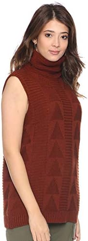 Carina High-Neck Sleeveless Pullover with Ribbed Trim for Women