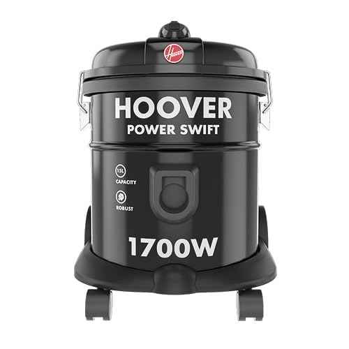 Hoover Power Swift Compact Drum Vacuum Cleaner – 15L Capacity, 1700W, Blower Function, Ideal for Home & Office - Safqqa Egypt