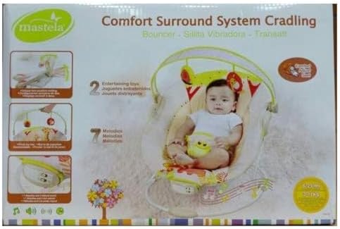 Mastela Comfort Surround System Cradling Vibrating Rocking Chair - Model 6418