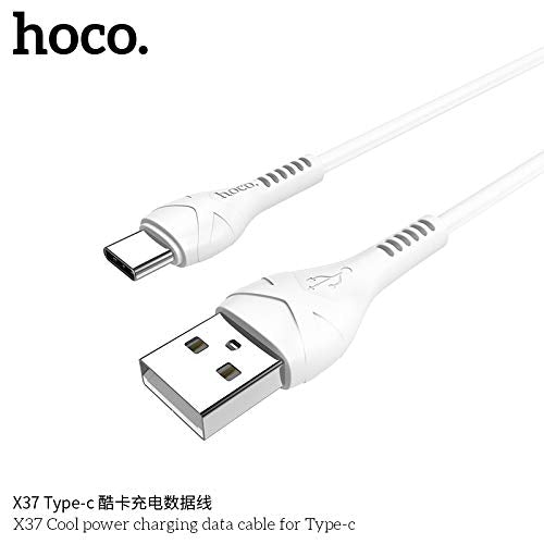 Hoco X37 - Cool Power Charging And Data Transmittion Cable Type-C Plug For Samsung Huawei Xiaomi Oppo