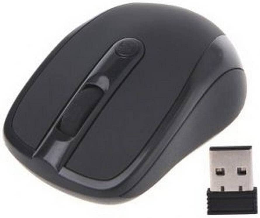 2.4 Ghz 2.4g Wireless Optical Mouse Mice Usb Receiver For Laptop Pc Black