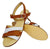 Summer Slingback Velcro Closure Flat Sandals for Girls - Safqqa Egypt