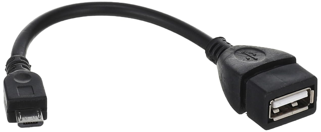 كابل موبايل 2B، محول OTG من Micro USB 5 بن إلى USB أنثوي 10 سم