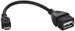 2B Mobile Cable, OTG Converter from Micro USB 5 Pin to USB a Female 10CM