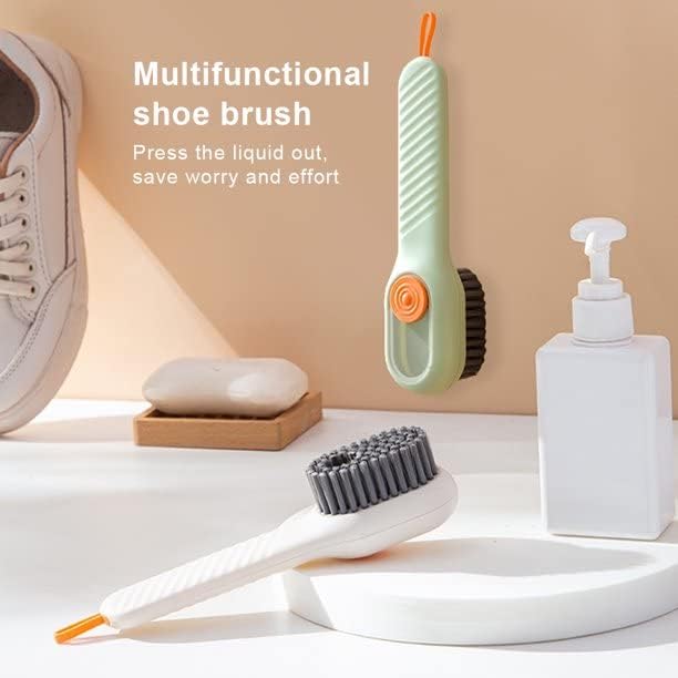 فرشاة متعددة الاستخدام للملابس والأحذية – شعيرات ناعمة ومقبض ضغط 