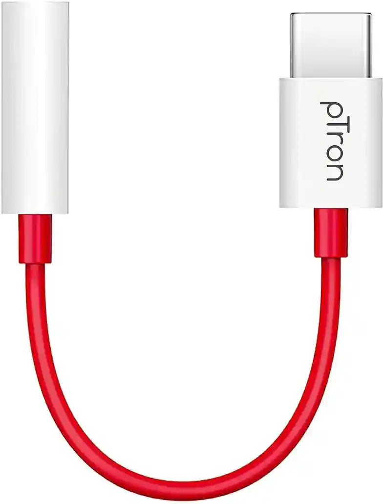pTron Solero C1 Type-C to 3.5mm Jack Audio Connector – Compatible with Type-C Devices – Safqqa Egypt