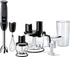 Braun MultiQuick 5 Vario Hand Blender 1000W with 500ml Chopper, Whisk, Beaker, Spray Control & PowerBell Plus – 21-Speed MQ5235 (Minor Scratches, Damage Box)