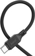 Hoco X90 - Cool Silicone Fast Charging And Data Transmittion Cable (60W - 20V- 3A - 1M), USB-C To USB-C Plug, Compatible With Samsung Huawei Xiaomi Oppo - Black - Safqqa Egypt
