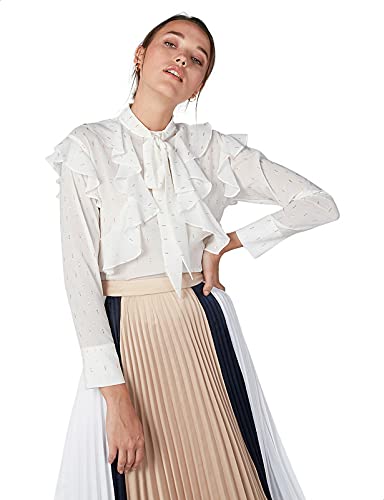 بلوزات ELLE للنساء مصنوعة من خامات ناعمة وخفيفة وقابلة للتنفس تصميم أنثوي أنيق يناسب جميع المناسبات