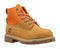 حذاء Timberland Treadlight Nubuck ذو مقدمة مستديرة وشعار جانبي ورباط للكاحل للأطفال