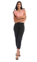 Ravin Women Ruffled & Stitched Details Sleeveless Top Blouse - Safqqa Egypt