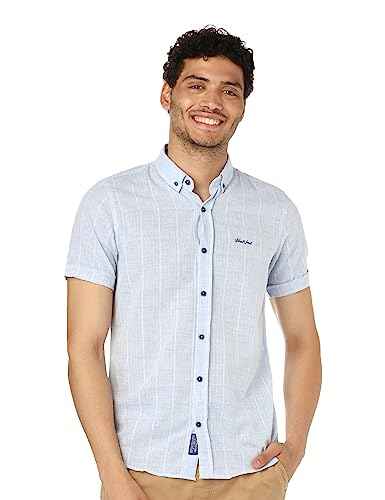 Firewood Mens Basic Checks Short Sleeve Shirt Shirt