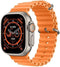 T900 Ultra Smart Watch 49mm, 2.02-Inch Big Screen - Wireless Charging - NFC (Orange)