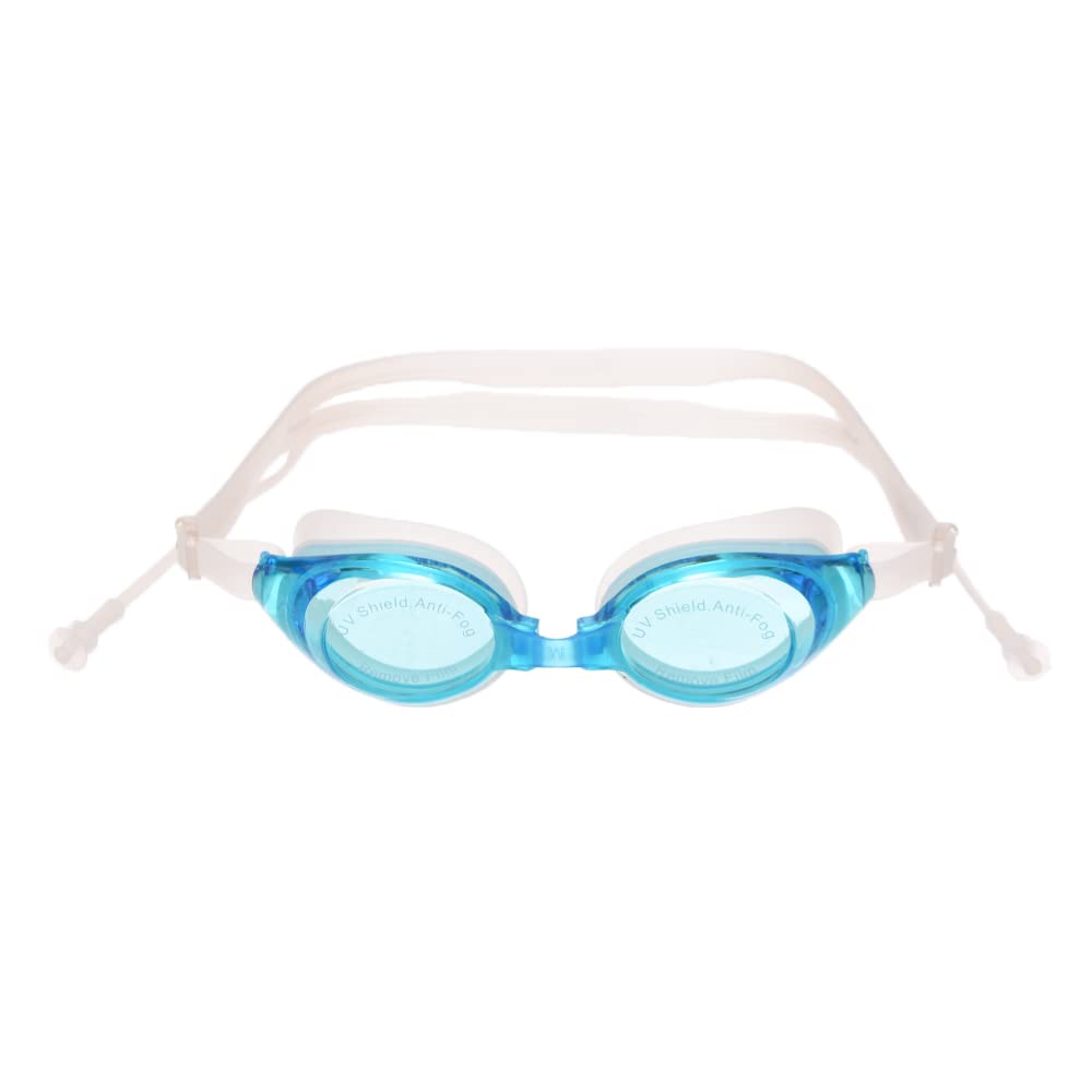 Generic Plastic Swimming Goggles Made from durable plastic and comfortable silicone - Safqqa