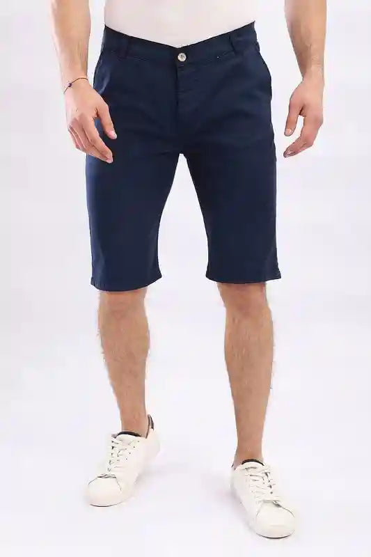 White Rabbit Men Short -Casual Gabardine Short - Safqqa Egypt