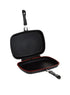 Aluminum Double Grill Pan Black 36cm