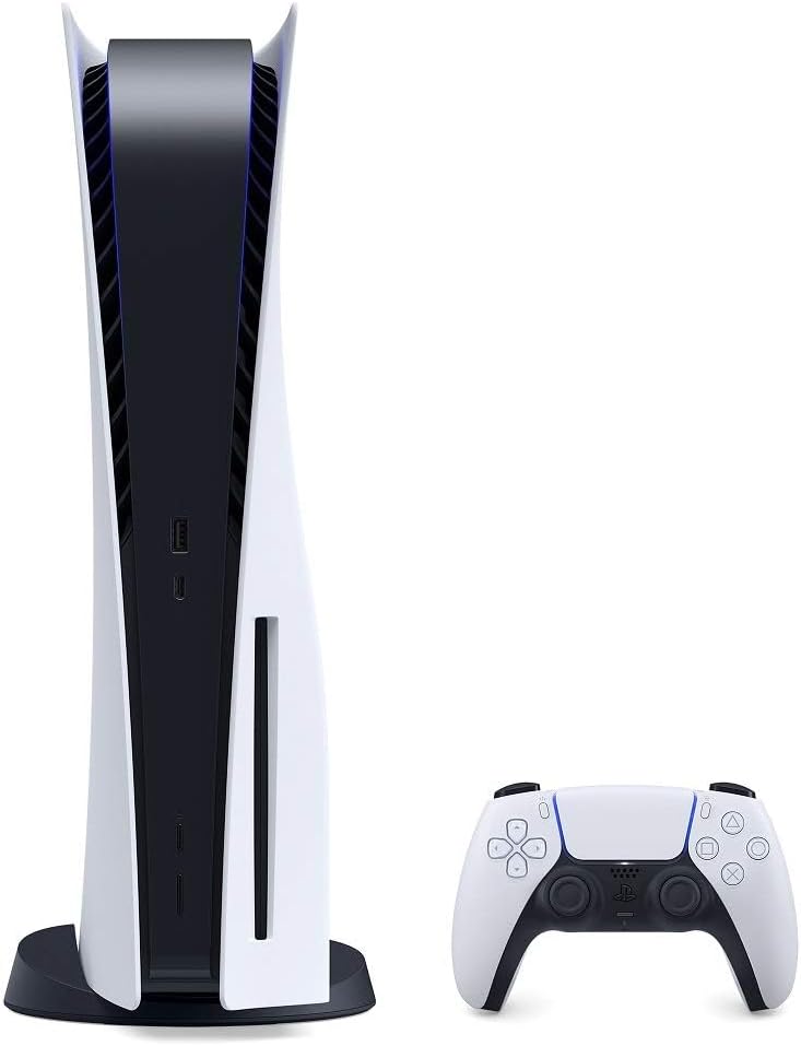 Sony playstation 5 console with wireless controller cd version, white and black ( OPEN BOX ) - Safqqa Egypt