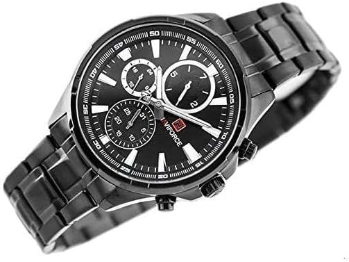Naviforce Men Watch 9089S B-B Set Black Analog Quartz – Safqqa Egypt