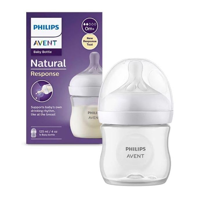 KomKom & Avent Baby feeding bottle set + fish-shaped bath sponge suitable for infants – Safqqa Egypt