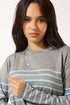 CARINA Women's Striped Regular Fit Pullover Sweater