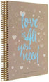 Gipta Love Book Lined Hard Cover Notebook