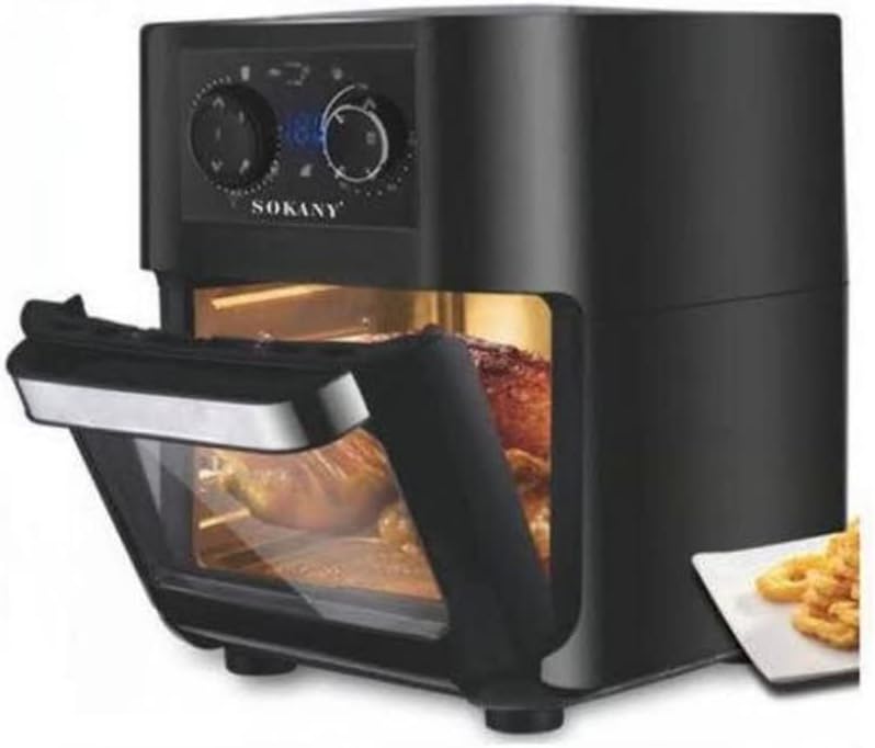 Sokany AF-003 Super Air Fryer 12L – 1700W Powerful Digital Air Fryer (Light Scratches)