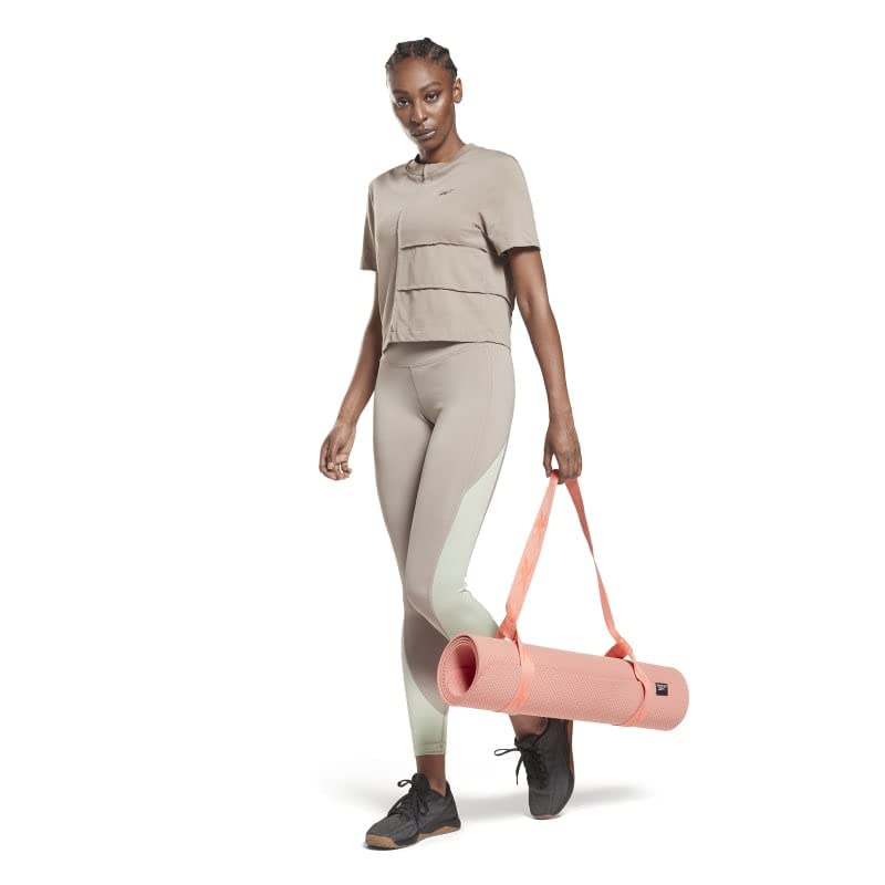 تيشرت تدريب ام واي تي باكمام قصيرة بتصميم قص وخياطة للنساء من ريبوك