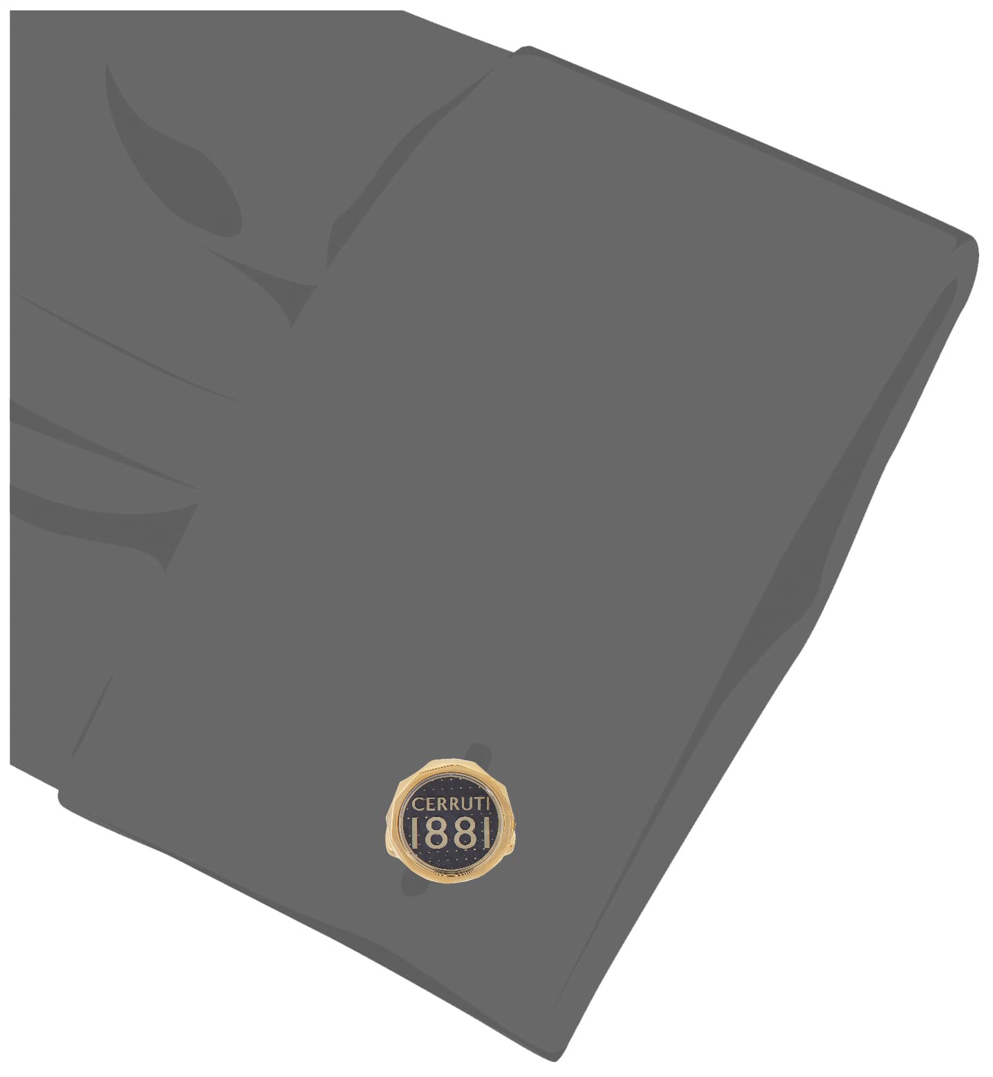 Cerruti 1881 Men’s Round Gold Plated Stainless Steel Cufflinks