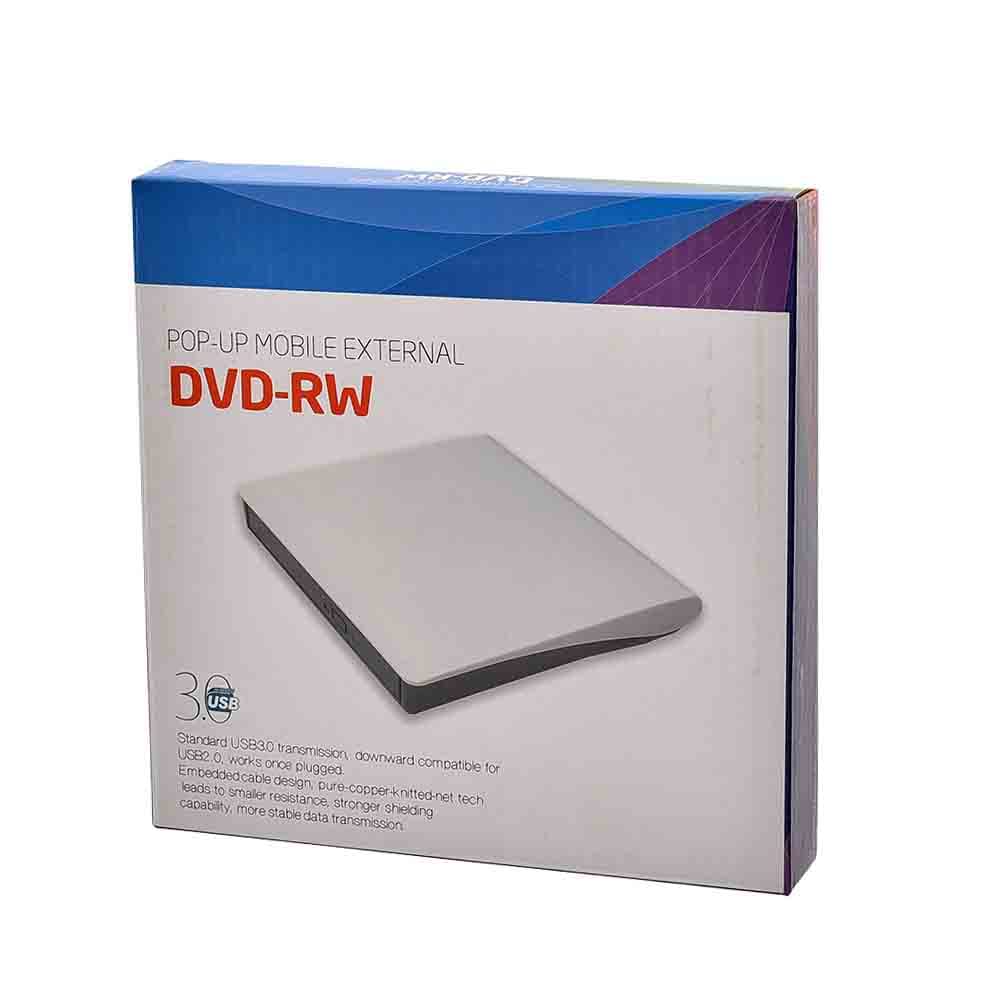 Generic Usb 3.0 cd/dvd rw external optical drive burner cd/dvd rom notebook player with inductive touch switch - black