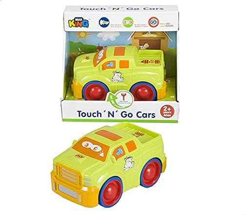 Max King 31504ABC Touch N Go Racers Car with Lights and Music - Green - Safqqa Egypt