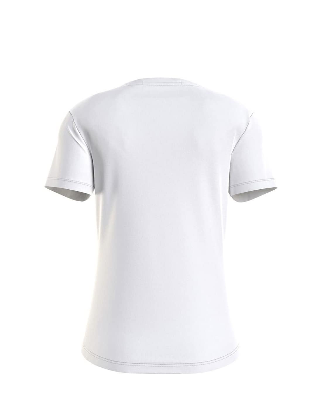 Women’s Monogram Logo Slim V-Neck Short Sleeve Knit Top