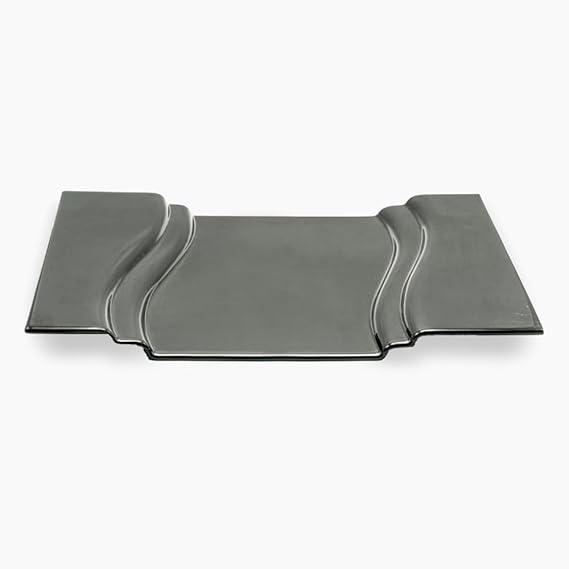 Rosa Glass Rectangle Serving Plate