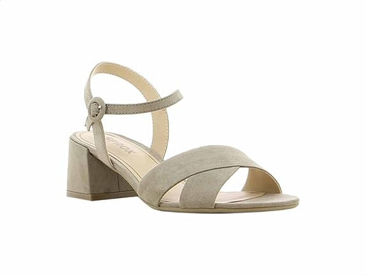 Sprox Ankle Buckle Strap Open Toe Heeled Sandals for Women