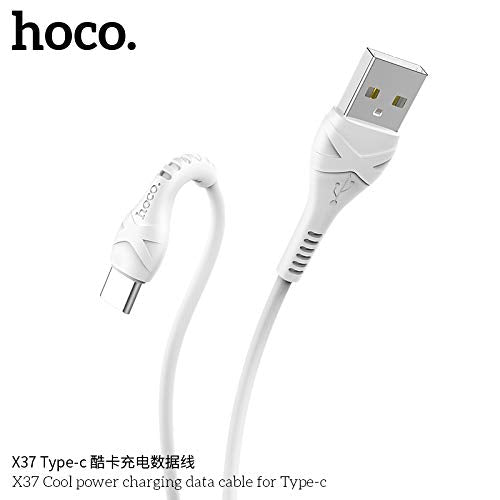 Hoco X37 - Cool Power Charging And Data Transmittion Cable Type-C Plug For Samsung Huawei Xiaomi Oppo