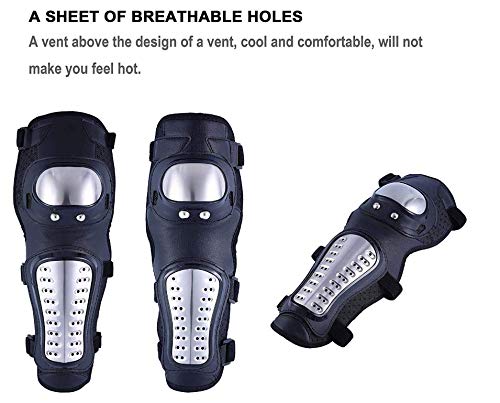Knee & Shin Guards – Crashproof, Anti-Slip Protective Pads for Motorcycle, MTB, ATV, Motocross