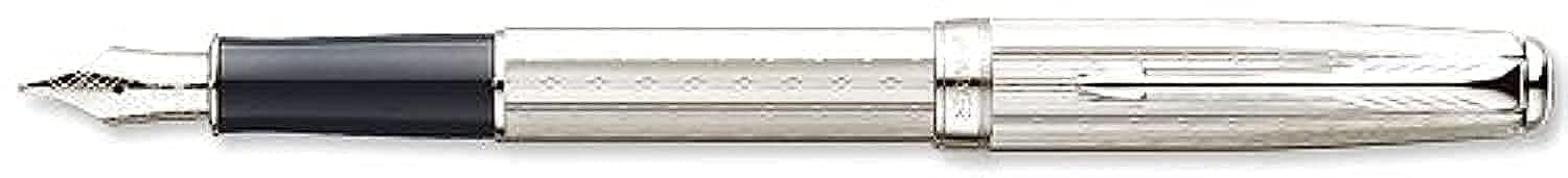 Parker sonat fountain pen - silver