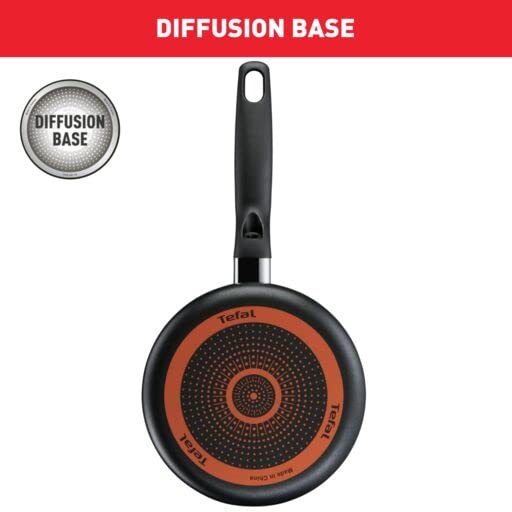 TEFAL G6 Super Cook 18 cm Saucepan with Lid | Non stick | Black