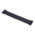 Generic Silicone Adjustable Watch Strap With Holes Design For Unisex Compatible With Smart Watches 20 MM - Black