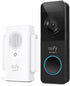 eufy Security Video Doorbell (Battery-Powered) with Chime – 1080p, 120-Day Batter