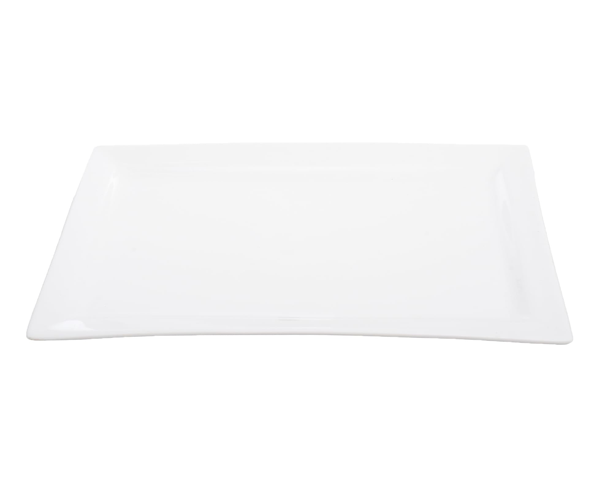 طبق تقديم مستطيل من البورسلين من Rosa بحجم 43 سم يتميز بتصميم أنيق وعملي يضيف لمسة راقية إلى مائدتك. مصنوع من بورسلين عالي الجودة