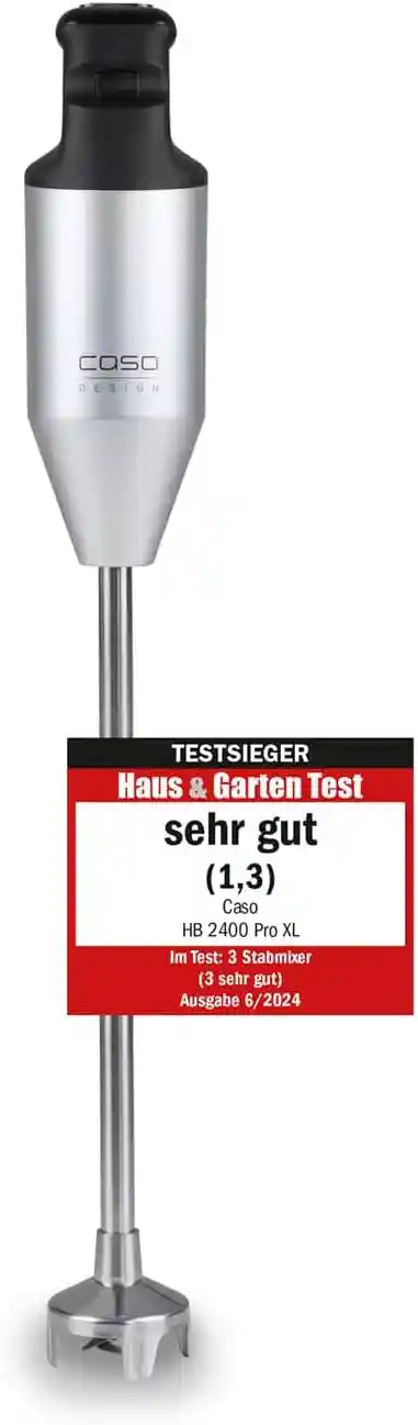 Caso hand blender pro xl  with extra long 29 cm stainless steel 25.4 x 21.6 x 12.7 cm