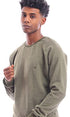 Ravin Men's 96034 Slip-On Heather Olive Long Sleeve Sweatshirt