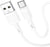 Hoco X83 - Victory Charging And Data Transmittion Cable (3A - 1M), USB-A To USB-C Plug, Compatible With Samsung Huawei Xiaomi Oppo - White