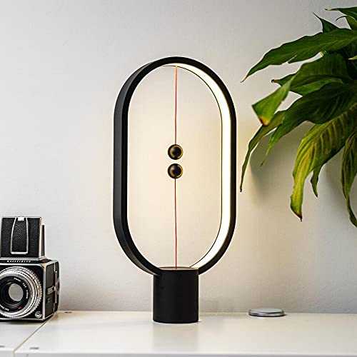 Heng Ellipse Plastic USB-C Balance Lamp, Black